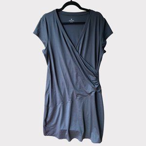 Athleta "Nectar" Cap Sleeve Faux Wrap Dress Size Women's 1X